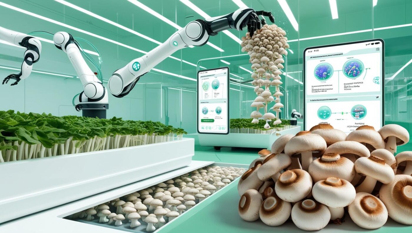 Revolutionizing Mushroom Cultivation with AI-Powered Farming Technology