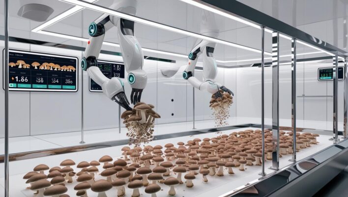 Revolutionizing Mushroom Cultivation with AI-Powered Farming Technology